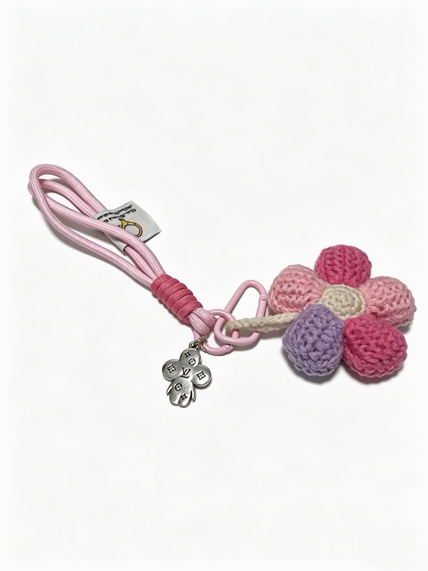 Louis Vuitton Handmade Crochet Flower Keychain